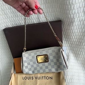 Authentic Louis Vuitton Damien Azur Eva Clutch